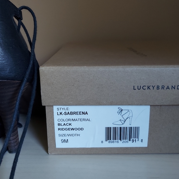 Lucky Brand Sabreena lace up heels - Picture 8 of 8